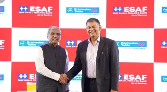Edelweiss Life enters bancassurance partnership with ESAF Small Finance Bank